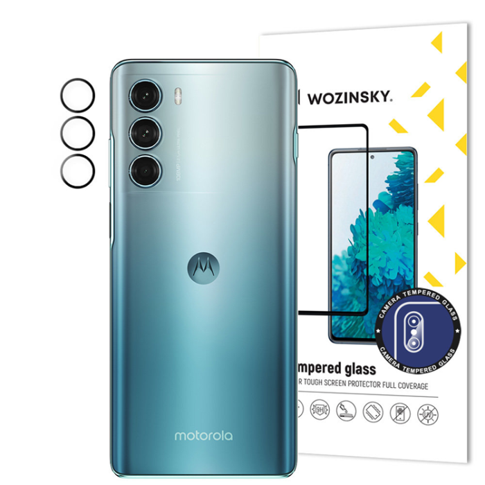 Wozinsky - Wozinsky Motorola Moto G200 5G/Edge S30 Kamera Linsskydd Härdat Glas 9H