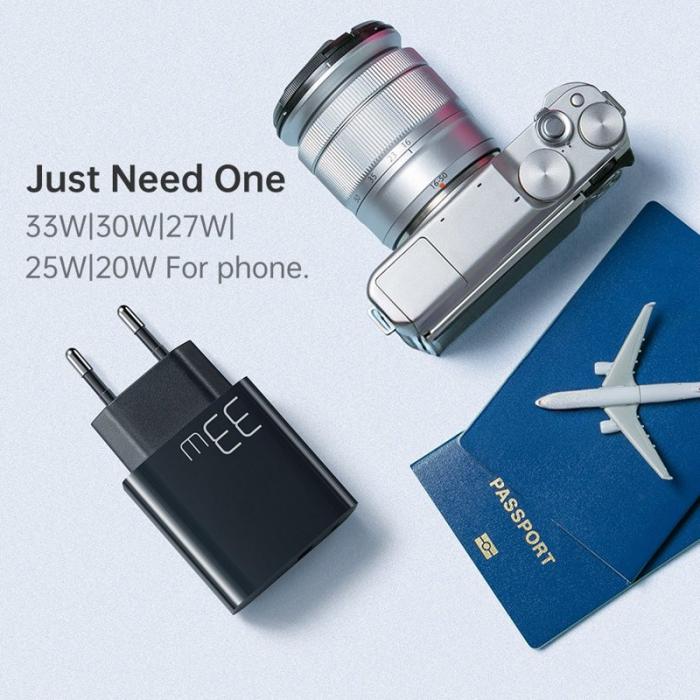OEM - MCDODO MDD PD33W Snabbladdare med USB A och USB C, EU-plugg