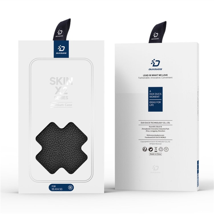 Dux Ducis - Dux Ducis Galaxy A34 5G Plånboksfodral Skin X2 - Svart