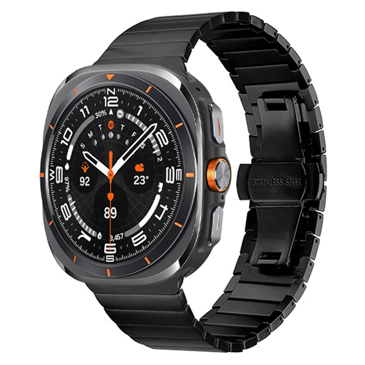 Galaxy Watch Ultra (47mm) Armband Stainless Steel - Svart | 5122 | AlltMobil