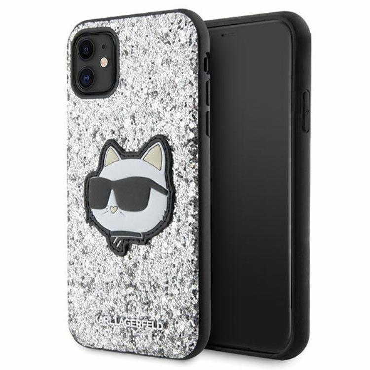Karl Lagerfeld iPhone 11/XR Mobilskal Glitter Choupette Patch | 2353 | AlltMobil