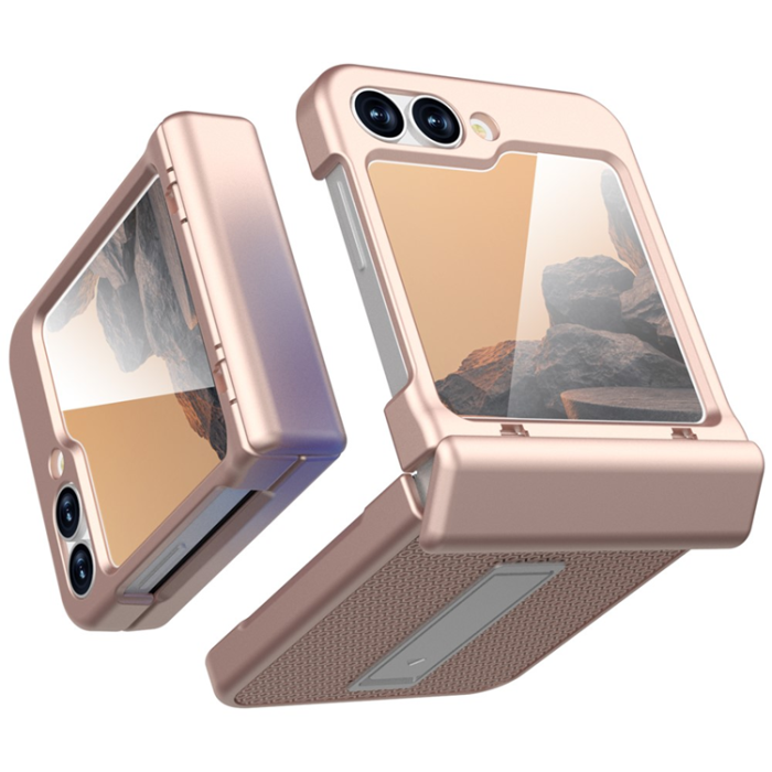 A-One Brand - GW182 Galaxy Z Flip 7 FE/Z Flip 6 Mobilskal - Roséguld