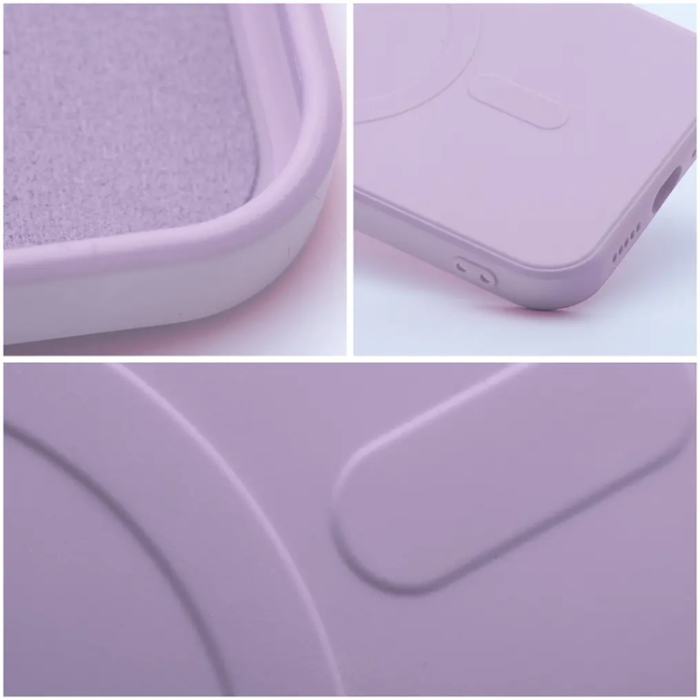 A-One Brand - Mobilskal för iPhone 18 Pro Magsafe Silikon Edge - Rosa