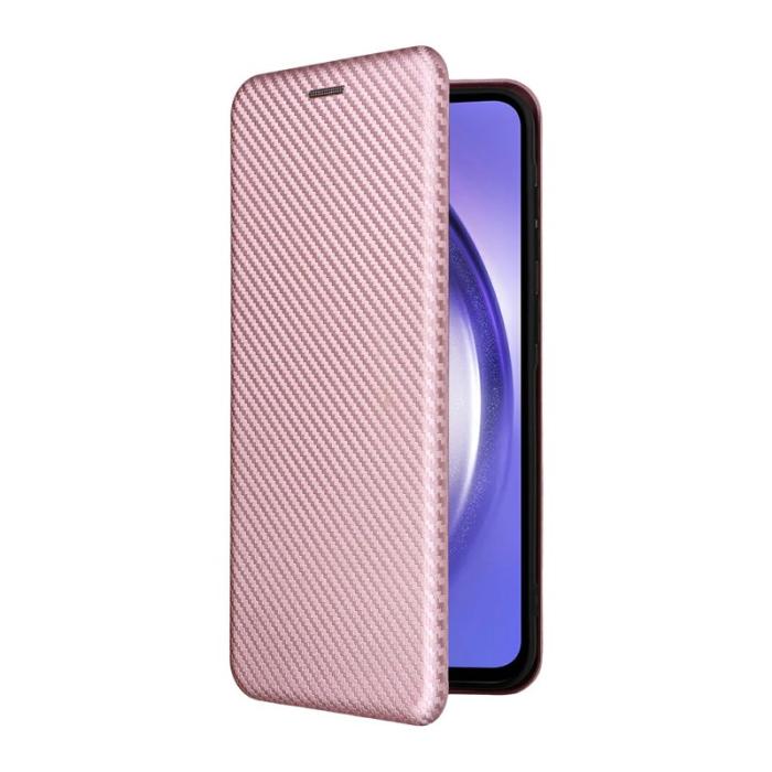OEM - Mobilskal till Samsung Galaxy A57 PU Läder Drop-Skydd - Roséguld