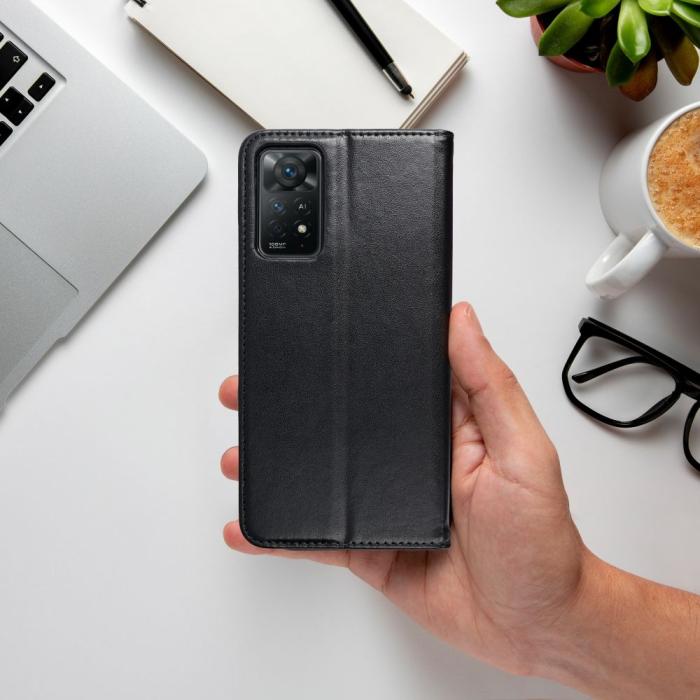 OEM - Xiaomi Poco C40 Plånboksfodral Smart Magneto - Svart
