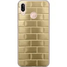 Gustaf - Mobilskal till Huawei P20 lite med Gyllene Murstenar