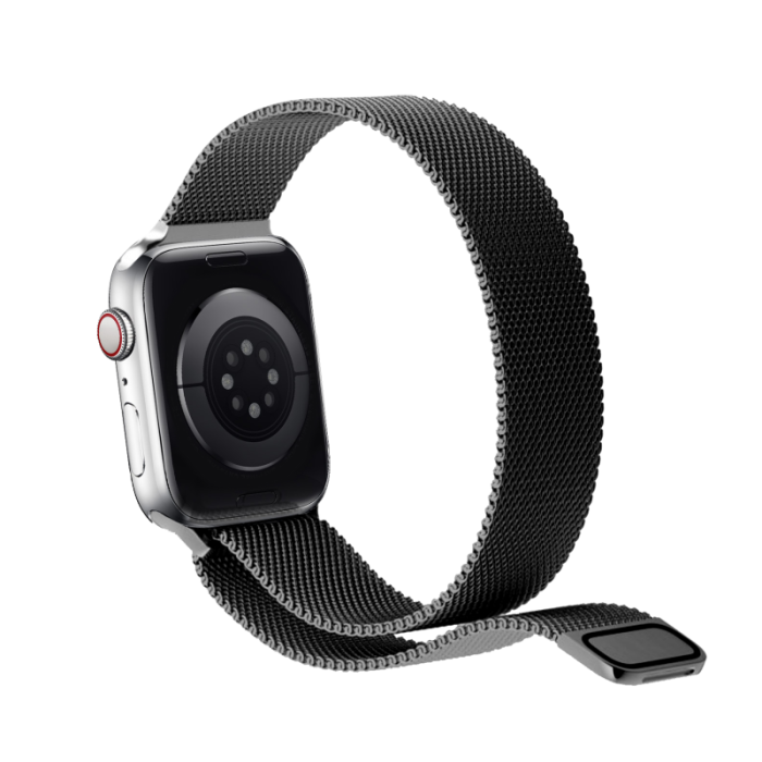 UTGATT1 - Puro MILANESE Armband Apple Watch 38/40 mm - Svart