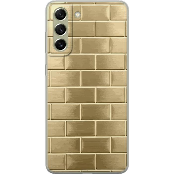 iSecrets - Mobilskal till Samsung Galaxy S21 FE 5G med Gyllene Murstenar