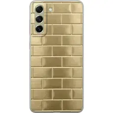 Gustaf - Mobilskal till Samsung Galaxy S21 FE 5G med Gyllene Murstenar