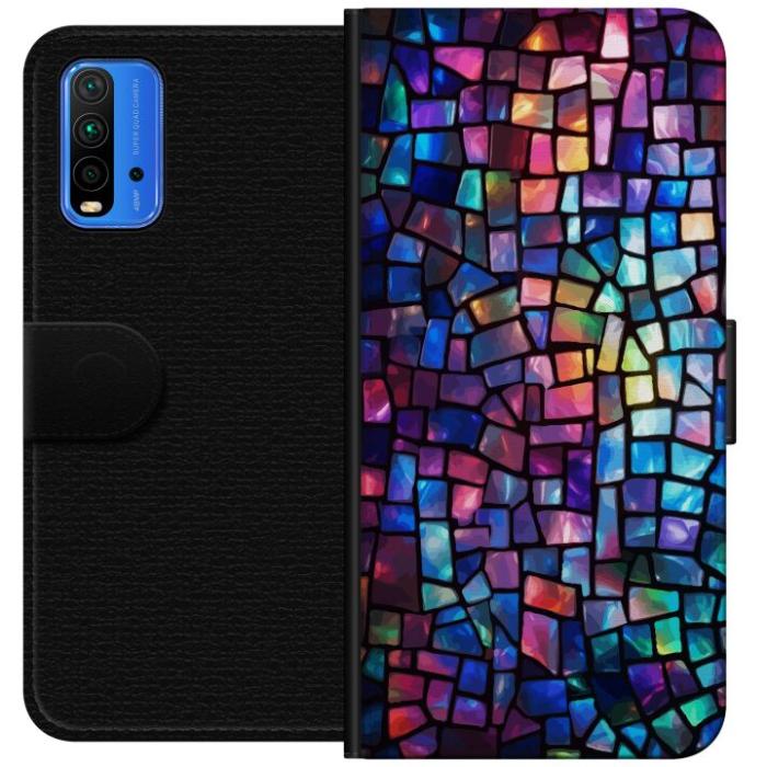 iSecrets - Plånboksfodral till Xiaomi Redmi Note 9 4G med Disco