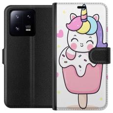 iSecrets - Pl&aring;nboksfodral till Xiaomi 13 Pro med Glad enh&ouml;rning