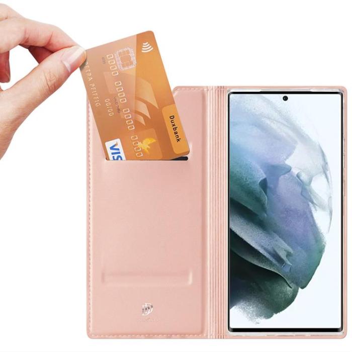 Dux Ducis - Dux Ducis Skin Series Fodral Galaxy S22 Ultra - Rosa