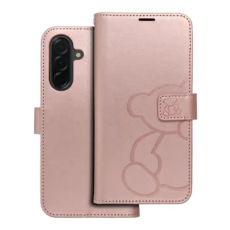 A-One Brand - Galaxy S25 Edge Plånboksfodral Mezzo - Teddy Bear Rose Guld