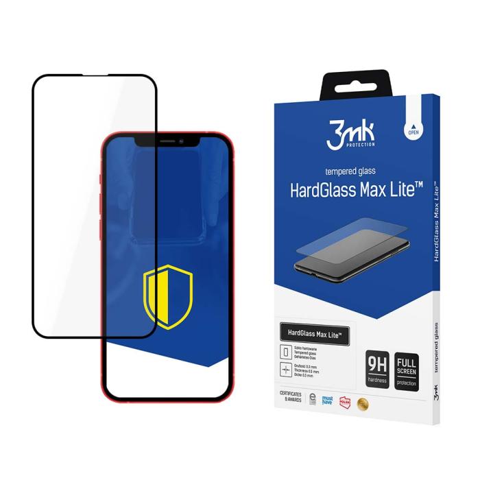 3MK - 3MK iPhone X/XS/11 Pro Härdat Glas Skärmskydd Max Lite - Svart