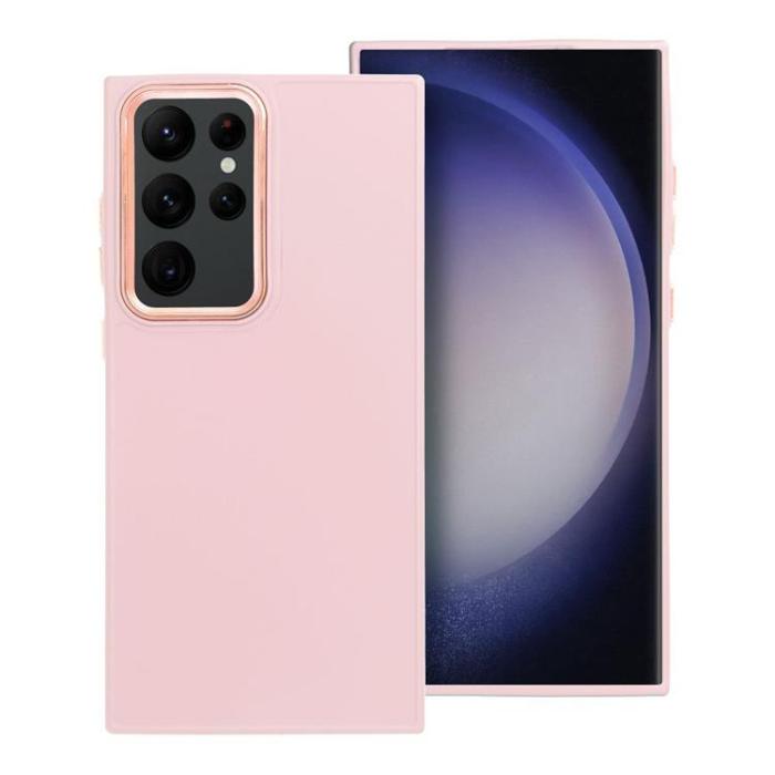 OEM - Galaxy S23 Ultra Mobilskal Frame - Rosa