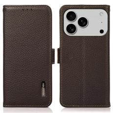 KHAZNEH - Khazneh iPhone 17 Pro Max Plånboksfodral Äkta Läder Rfid