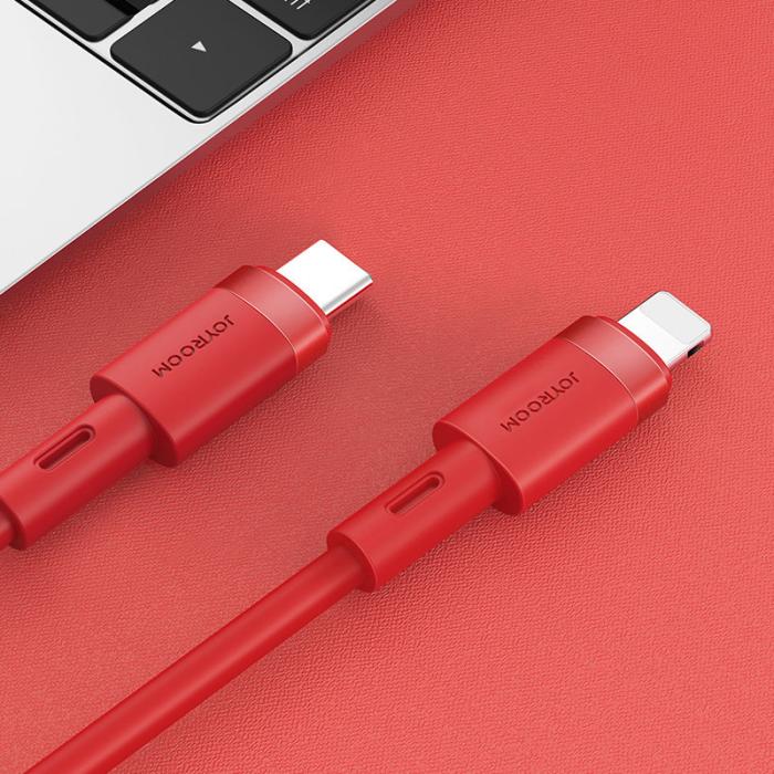 Joyroom - Joyroom USB-C - Lightning Kabel PD 20W 1.2m - Röd