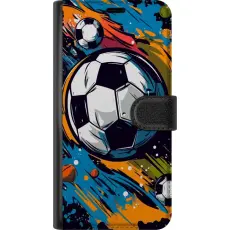 Gustaf - Pl&aring;nboksfodral till Xiaomi Redmi Note 14 Pro+ med Fotbollar
