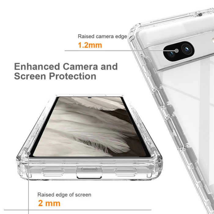 A-One Brand - Google Pixel 7A Mobilskal Gradient 3-in-1 - Clear