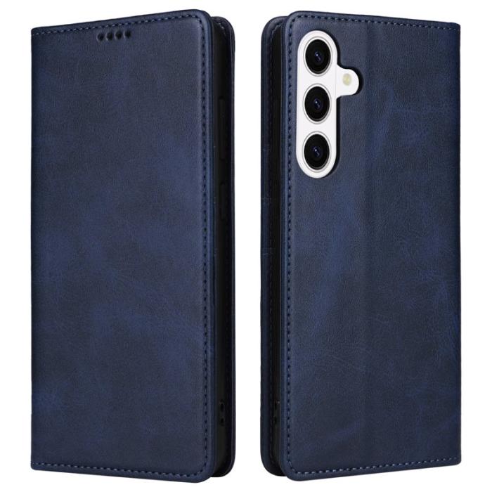 OEM - Plånboksfodral för Samsung Galaxy S26 RFID Blocking Konstläder - Blå