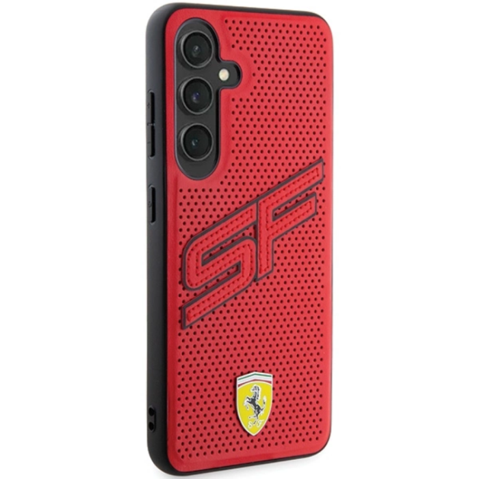 Ferrari - Ferrari Galaxy S24 Mobilskal Big SF Perforated - Röd
