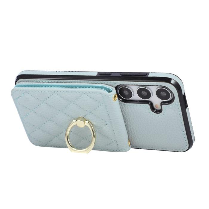 OEM - Mobilfodral för Samsung Galaxy S26 Plus Konstläder + TPU - Blå