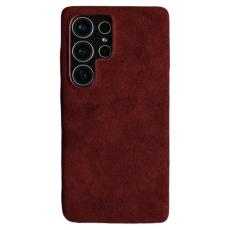 OEM - Mobilskal f&ouml;r Samsung Galaxy S26 Ultra Magnetiskt Konstl&auml;der - R&ouml;d
