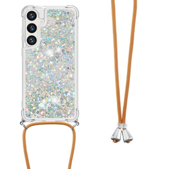 OEM - Mobilskal för Samsung Galaxy S26 Plus TPU med snodd - Silver