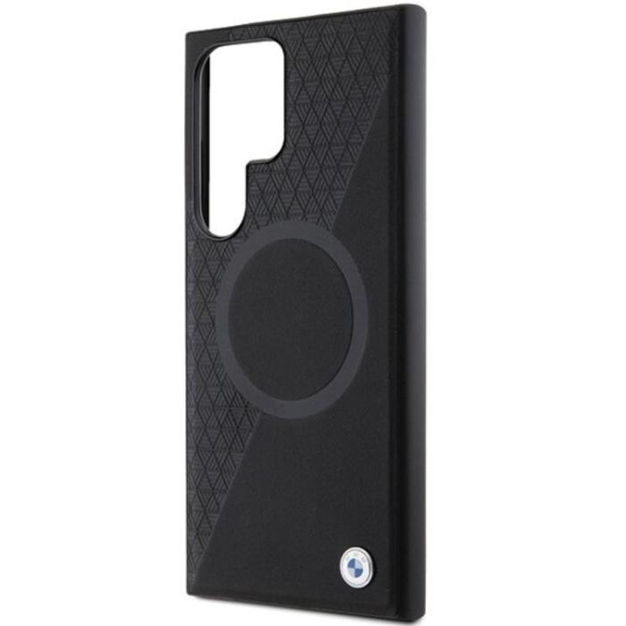 BMW - BMW Galaxy S24 Ultra Mobilskal Magsafe Half Textured & Circle