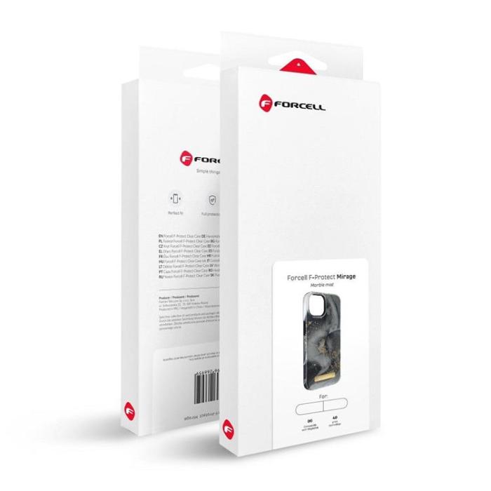 Forcell - Forcell iPhone 14 Plus Mobilskal Magsafe Mirage - Marble Mist