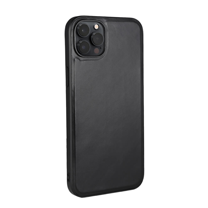 BUFFALO - BUFFALO äkta läder iPhone 14 Plus Skal MagSeries - Svart