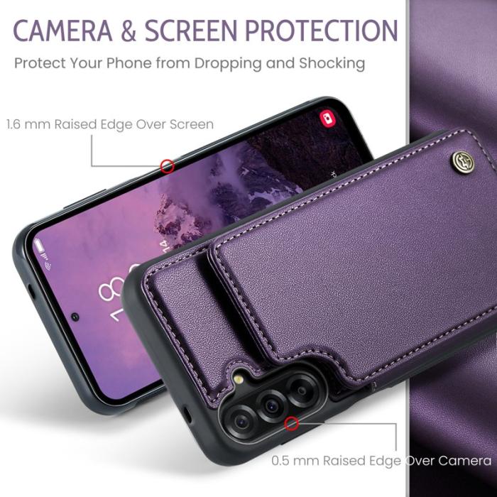 Caseme - CASEME C22 Fodral för Samsung Galaxy A17 5G/4G Lila med RFID