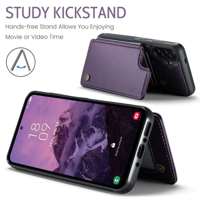 Caseme - CASEME C22 Fodral för Samsung Galaxy A17 5G/4G Lila med RFID