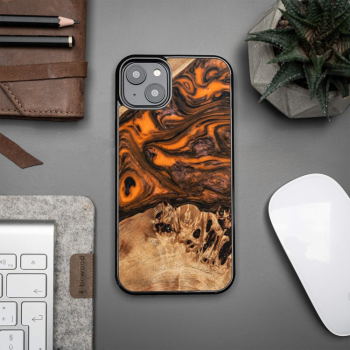 Bewood - Bewood iPhone 15 Plus Mobilskal Unique Orange