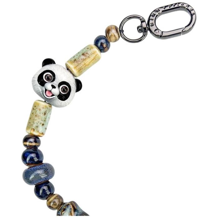 NIMMY - Nimmy Mobilrem Väska berlock Big Eye Cute Pets 2.0 - Svart