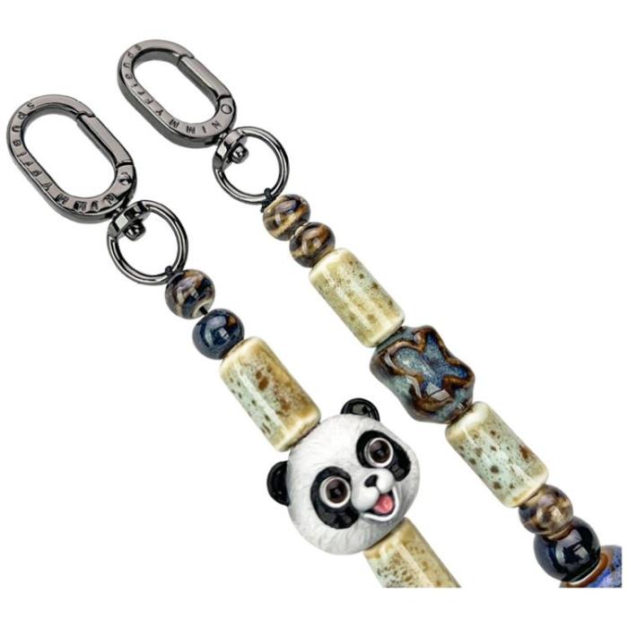 NIMMY - Nimmy Mobilrem Väska berlock Big Eye Cute Pets 2.0 - Svart