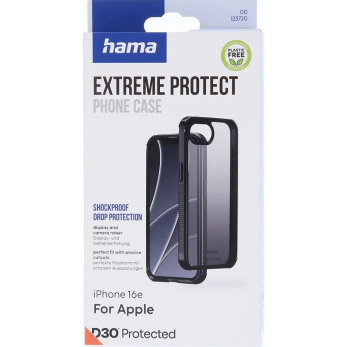 Hama - HAMA iPhone 16e Mobilskal Extreme Protect - Svart