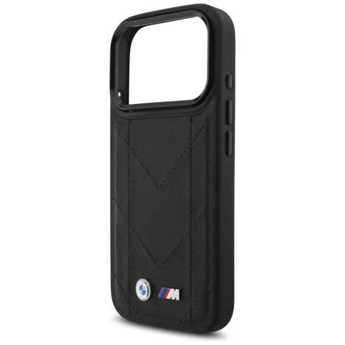 BMW - BMW iPhone 17 Pro Mobilskal MagSafe M Quilted Logo - Svart