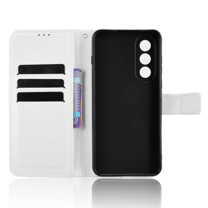 A-One Brand - OnePlus Nord 5 Plånboksfodral Diamond Texture - Vit