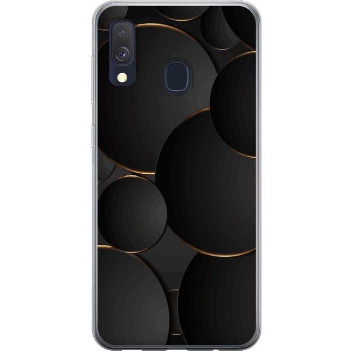 iSecrets - Mobilskal till Samsung Galaxy A40 med Lyxig Cirklar