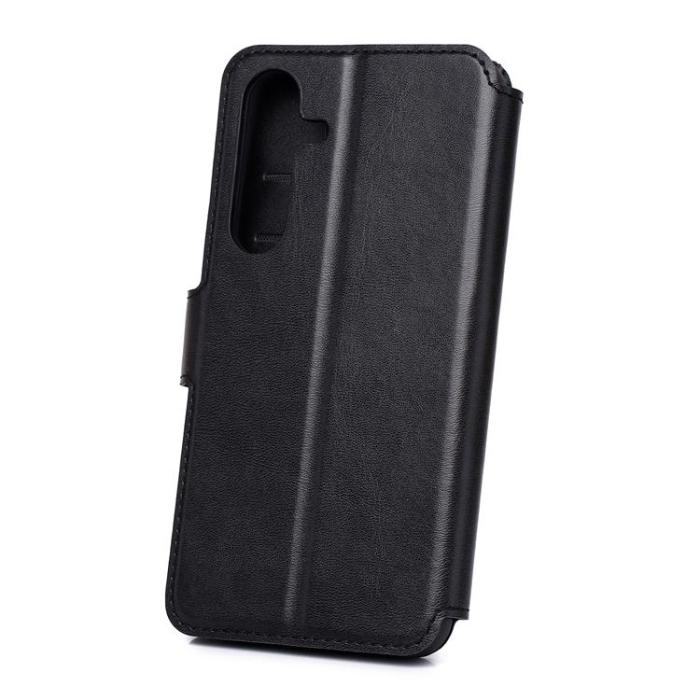 OEM - Motorola Moto G04/G24 Plånboksfodral Smart Light - Svart