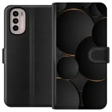 Gustaf - Pl&aring;nboksfodral till Motorola Moto G31 med Lyxig Cirklar