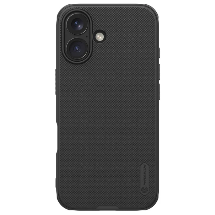 Nillkin - Nillkin iPhone 16 Mobilskal MagSafe Frosted Shield Pro - Svart