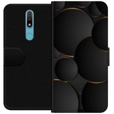 iSecrets - Plånboksfodral till Nokia 2.4 med Lyxig Cirklar