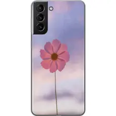 Gustaf - Mobilskal till Samsung Galaxy S21+ 5G med Rosa blomma