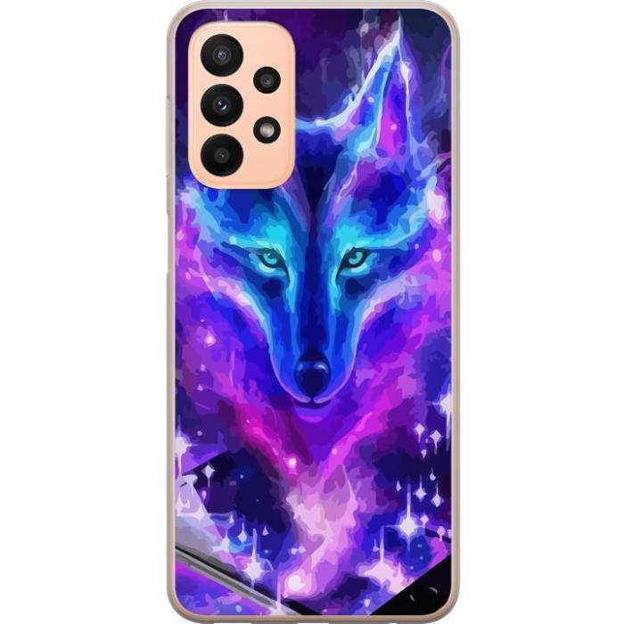 iSecrets - Mobilskal till Samsung Galaxy A23 med Neon Varg