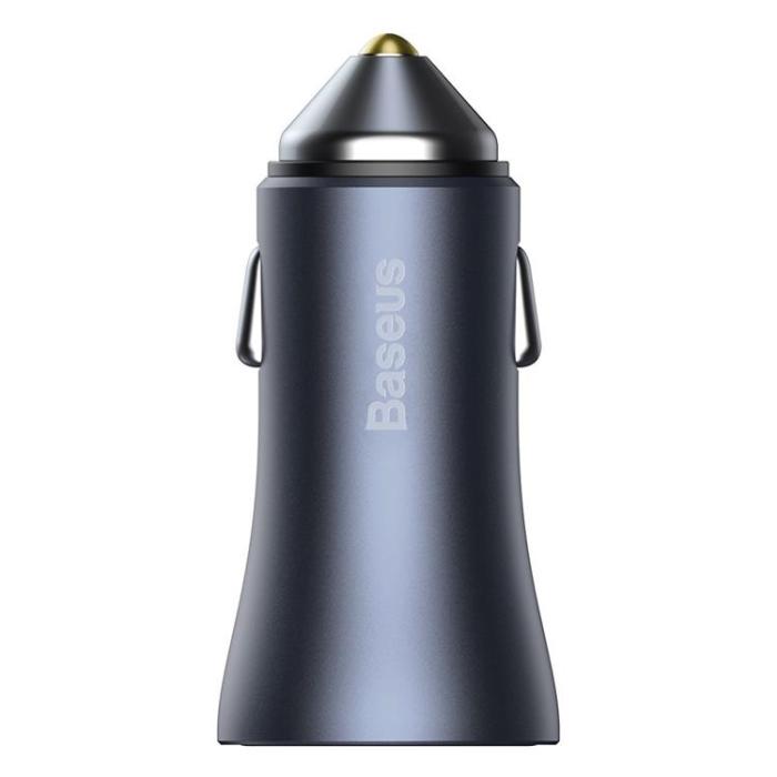 BASEUS - Baseus Golden Billaddare USB Till USB-C 40 W Lightning Kabel - Grå