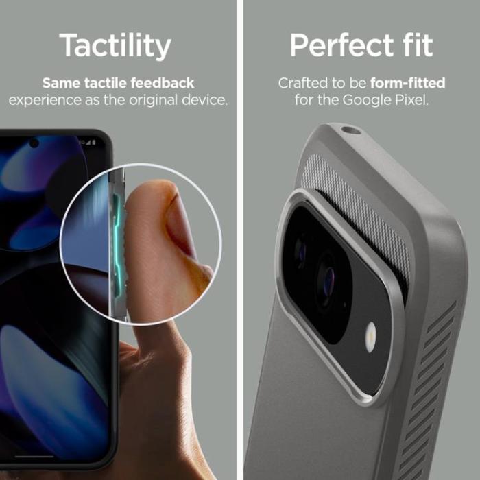 Spigen - Spigen Google Pixel 9/9 Pro Mobilskal Rugged Aromor - Grå