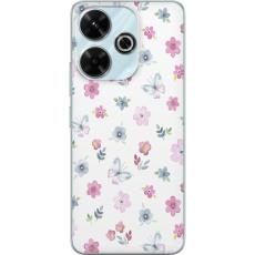 iSecrets - Mobilskal till Xiaomi Redmi 13 med Blommor och fjärillar