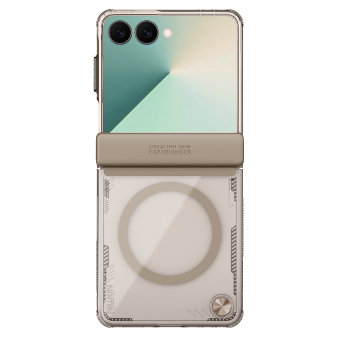 Nillkin - NILLKIN Galaxy Z Flip 7 Mobilskal MagSafe Iceblade - Guld
